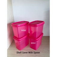 Ezy Store with Spoon Tupperware Hot Item Ready stock bekas rempah garam sugar tea coffee