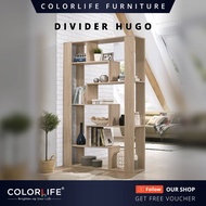 Color life Hugo Divider / Divider For Living Room / Living Room Display Cabinet / Bedroom Book Shelf/Book Shelf Cabinet