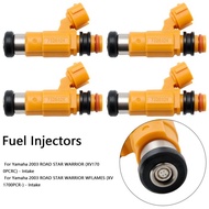 SALE 4PCS Fuel Injectors 5FL-13761-00-00 For Yamaha FJR1300 Road Star Warrior XV1700