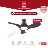 KDK F40GP (100cm) Wi-Fi and Apps Control DC LED Light Ceiling Fan with Standard Installation
