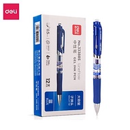 Bút Gel Bấm Bút Bi Nước Deli Phù Hợp Viết Sổ Calligraphy Ngòi 0.5mm Mực Nhanh Khô Dành Cho Văn Phòng
