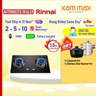 Rinnai RB782G Built-In Gas Hob / Rinnai RB-782G Gas Stove / 2 Tungku Dapur Rinnai Cooker Hob