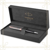 PARKER Parker Ballpoint Pen Sonnet Premium Metal &amp; Gray PGT Medium Oil-based Gift Boxed Genuine Imported Goods 2119791