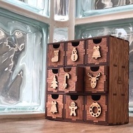 母親節禮物【手作DIY】倒數日曆 飾品收納盒 收納小木櫃 木質質感