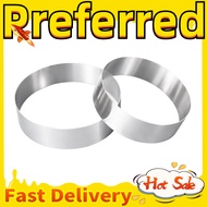 Baking Mold 4 5 6 7 8 9 10 12 14-Inch Stainless Steel round Mousse Ring Cake Mold High 5cm/DIY Cake 