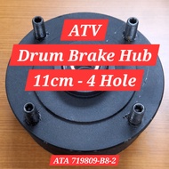 ATV Drum Brake Hub 11cm 4 Hole - ATV Parts Ready Stock Di Malaysia