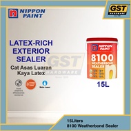 15L Nippon Paint  8100 Sealer Cat Exterior Wall Sealer Paint 底漆