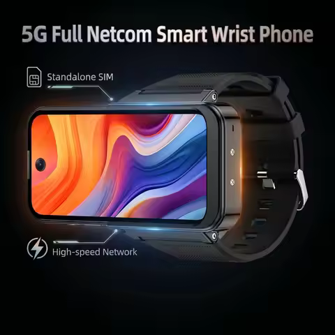 3.97 Inches Android 12.0 Mini Smart Watch Phone 8GB RAM 256GB ROM Dual SIM Standby Play Store 4G Lit