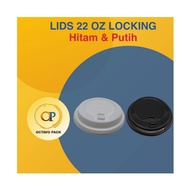 Lids 22 Oz Lids 22 Oz Hot Paper/ 22 Oz Paper Cup Lid/ 22 Oz Black & White Coffee Lids/