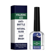 Nail Repair Solution, Hyaluronic acid Anti-fracture luster Easy to apply nail hardener Calcium，11ml/