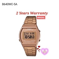 Original B640WC-5A [2YEARS WARRANTY] Casio ROSE GOLD Ladies Watch Standard Digital Watch B640 B640WC