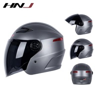HNJ Half Face Helmet Open Face Electric Bike Comfortable Lining General Purpose Motorcycle Men Women