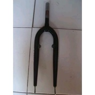 Garpu Fork Rigid Sepeda Mtb 26 Genio Standar Hitam