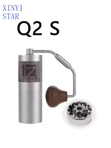 Original 1Zpresso Q2S 7Core Manual Coffee Grinder Mini Portable Mill Heptagonal Stainless Steel Burr