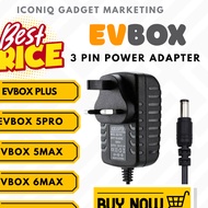 EVBOX PLUS 5PRO 5MAX 6MAX 10MAX 3 PIN AC POWER CHARGER - 3 MONTHS WARRANTY