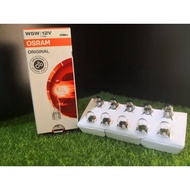 Original Osram 2825 (T10) 12V W5W car bulb (10pcs/box)