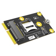 BT Mini PCIE to M 2 NVMEs SSDs and TF Card Adapters Converters For NAS System Installation And Data 
