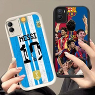 DK-84 FC Messi Silicone Casing black and white for VIVO IQOO Z9 Y28 Z10 Y35 Y17S Y56 Y16 Y02S Z9X 20
