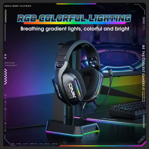 ONIKUMA X12 Gaming Headset for PS4 PS5 PC Over Ear Headphones with Surround Sound Wired 3.5mm Headph