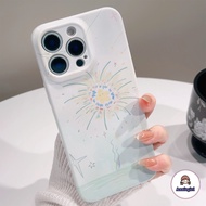 Dreamy Fireworks Glossy Phone Case for IPhone 11 16 14 15 Pro Max 12 13 ProMax XS MAX XR 7 8plus Len