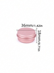 1/4/8pcs 10g Threaded Small Aluminum Boxes Mini Medicine Pill Storage Cases Portable