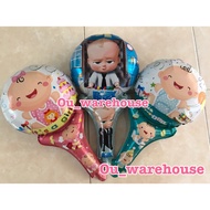 Baby shower baton balloon - baby born foil balloon - baby boss foil balloon