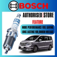 BOSCH DOUBLE PLATINUM SPARK PLUG VR7SPP33 for NISSAN SERENA C25/26/27 MADE IN GERMANY