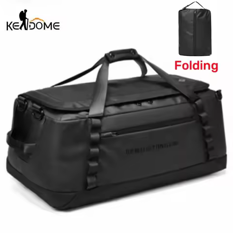 Foldable Portable Travel Backpack Large Capacity Gym Bag Waterproof Luggage Handbag Duffle Bag Men C