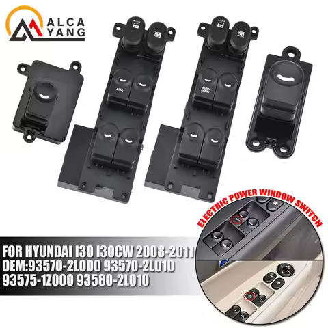 New Car Front Left And Right Power Window Switch For Hyundai I30 I30cw 2008-2011 93570-2L010 93570-2