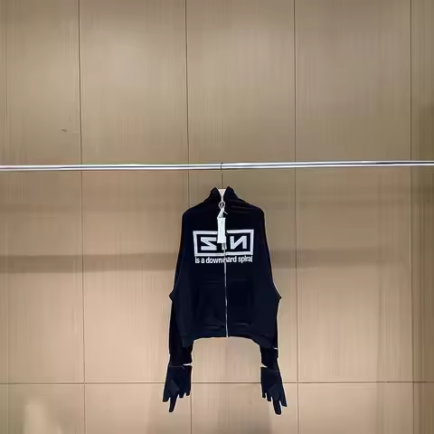 Project G/R Grailz 2026 New Band-Style One-Piece Two-in-One Glove Hoodie Zipper Jacket for Men and W