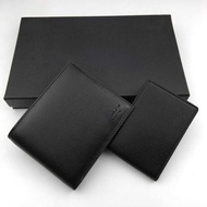 Gift Box Packaging Short Men's Bi-fold Wallet 74974 Length 11CM Width 5CM * Height 10CM