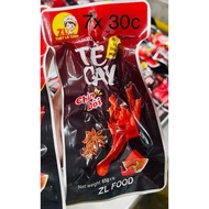 10 spicy pangolin chicken feet, bag of 2 legs, 65g