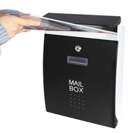 ตู้จดหมาย กล่องจดหมาย MAIL BOX ขนาดใหญ่ สไตล์ยุโรป วัสดุสแตนเลส แข็งแรง ทนทาน