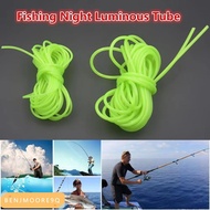 BENJMOORE9Q Fishing Night Luminous Tube, Hook Line Glow 0.8/1/1.5/2mm Luminous Fishing Hose,  Silico