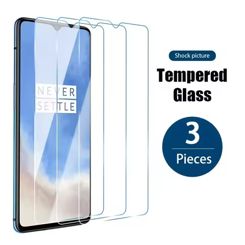3PCS Tempered Glass for Oneplus 8T 7T 6T 5T 3T Screen Protector for Oneplus 7 6 5 3 Nord N10 5G N100