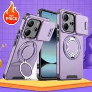 Armor Ring Bracket Stand Casing For Redmi Note14 15 Note 14 15 Pro+ Plus Not 14Pro+ 2024 2025 4G 5G 