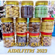Es 35pcs Biskut Raya Aidilfitri 2025 Biscuit Festival Biskut Semperit/Pandan/Chocolate/Kelapa/Bunga/