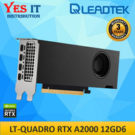 LEADTEK Nvidia Quadro RTX A2000 12GDD6 with ECC 192BIT Series Professional Workstation Graphic Gard