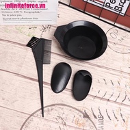 Set of 3 Hair Dyeing Accessories Dyeing Bowl, Dyeing Brush and Ear Protection When Dyeing