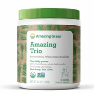 ▶$1 Shop Coupon◀  Amazing Grass Greens Trio: Greens Powder with Wheatgrass, Alfalfa, &amp; Barley Grass,