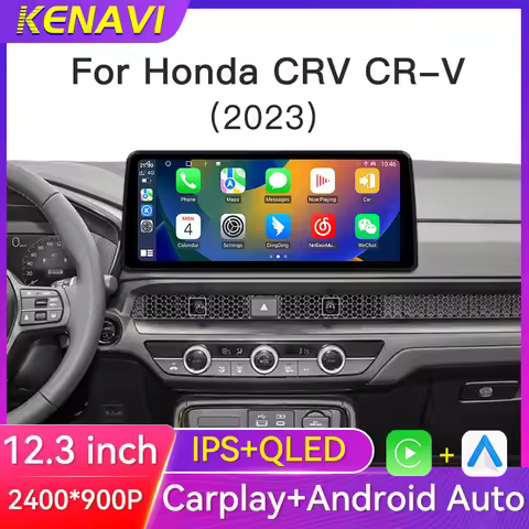 Android OS Carplay 12.3 inch For Honda CRV 2023 Car Radio Multimedia Video Player Navigation GPS Aut