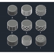 Custom Knob Ajazz AK820 GTS Pro Mechanical Keyboard / Volume Knob