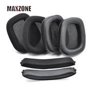 MAXZONE Replacement Ear Pads Cushions Headband Kit for Logitech G633 G933 G635 G935 G633S G933S Gaming Headset Earpads foam Pillow Cover