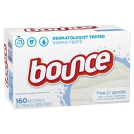 Bounce Fabric Softener Dryer Sheets - Free & Gentle Fragrance Free 160 Sheets