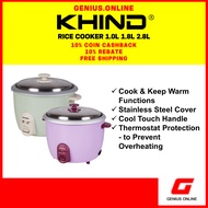 KHIND/PENSONIC Rice Cooker (0.6L/1.0L/1.8L/2.8L) RC710/RC718/RC728/PRC6E/PRC11E/PRC18E/PRC28E