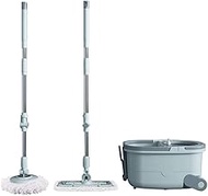 Microfiber Spin Mop &amp; Bucket Floor Cleaning System,Floor Cleaning Tool, Bucket With Wheels, Easy Wring Dryer, Stainless Handle Commemoration Day