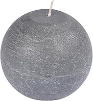 homea 6bpb005gf Candle Ball Paraffin Anthracite 9.5 x 9.5 x 8 cm