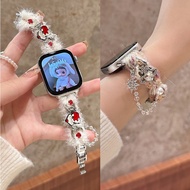 White Fluffy Watch Band for Huawei Watch Fit 4 Wristband for Huawei Watch Fit 4 Pro Soft Strap Huawe