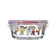 ภาชนะใส่อาหารแบบแก้วบอโรซิลิเกตทรงสี่เหลี่ยมมุมฉากพร้อมฝาปิด/กล่องสุญญากาศ/กล่องแก้วใส/ภาชนะบรรจุอาห