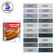 (1949-2002) 1L Nippon Paint Interior Satin Glo Classic Neutral &amp; Greys